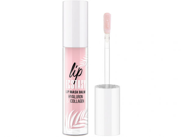 Маска-бальзам для губ `LUXVISAGE` LIP ECSTASY Hyaluron & collagen тон 601 Rose