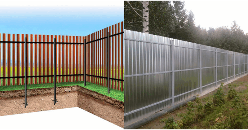 Преимущества использования ЖБ свай под забор